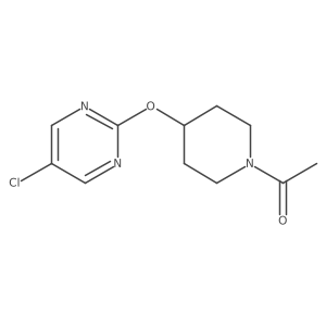 1-{4-[(5-Chloropyrimidin-2-yl)oxy]piperidin-1-yl}ethan-1-one Structure