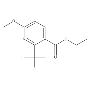 Ethyl 6-methoxy-2-(trifluoromethyl)nicotinate Structure