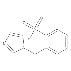 2-[(1H-imidazol-1-yl)methyl]benzene-1-sulfonyl fluoride Structure