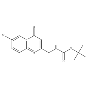 tert-butyl N-({7-bromo-4-oxo-4H-pyrido[1,2-a]pyrimidin-2-yl}methyl)carbamate Structure