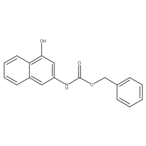 benzyl N-(4-hydroxynaphthalen-2-yl)carbamate结构式