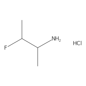 3-Fluorobutan-2-amine hydrochloride Structure
