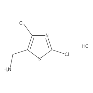 1-(2,4-Dichloro-1,3-thiazol-5-yl)methanamine hydrochloride Structure