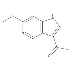 1-(6-Methoxy-1H-pyrazolo[4,3-c]pyridin-3-yl)ethan-1-one Structure