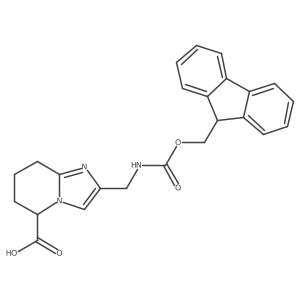 2-[({[(9H-fluoren-9-yl)methoxy]carbonyl}amino)methyl]-5H,6H,7H,8H-imidazo[1,2-a]pyridine-5-carboxylic acid Structure