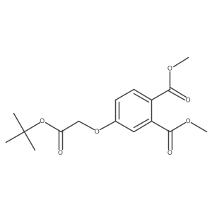 1,2-Dimethyl 4-[2-(tert-butoxy)-2-oxoethoxy]benzene-1,2-dicarboxylate Structure