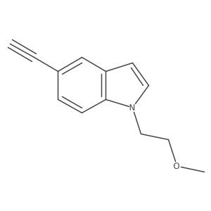 5-Ethynyl-1-(2-methoxyethyl)-1H-indole Structure