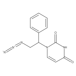 1-(2-Azido-1-phenylethyl)-2,4(1H,3H)-pyrimidinedione Structure