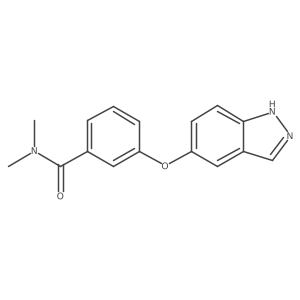 3-(1H-indazol-5-yloxy)-N,N-dimethylbenzamide Structure