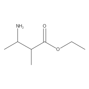 Ethyl 3-amino-2-methylbutanoate Structure