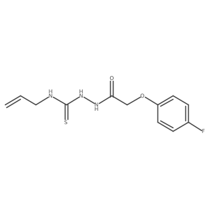 2-[(4-fluorophenoxy)acetyl]-N-(prop-2-en-1-yl)hydrazinecarbothioamide Structure