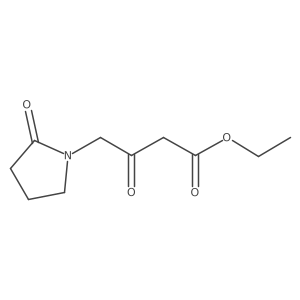 Ethyl 3-oxo-4-(2-oxopyrrolidin-1-yl)butanoate Structure
