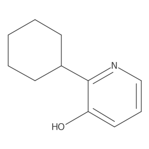 2-Cyclohexyl-3-pyridinol Structure