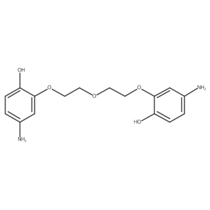Bis-[2-(2-hydroxy-5-aminophenoxy)-ethy]-ether结构式