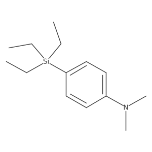 N,N-Dimethyl-4-(triethylsilyl)aniline Structure