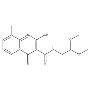 N-(2,2-dimethoxyethyl)-2-hydroxy-9-methyl-4-oxo-4H-pyrido[1,2-a]pyrimidine-3-carboxamide Structure