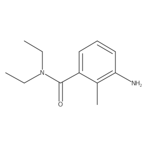3-Amino-N,N-diethyl-2-methylbenzamide Structure