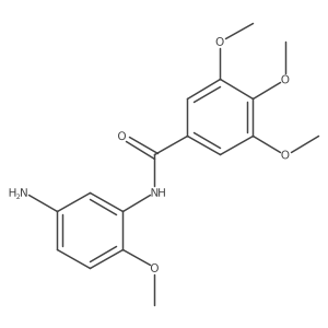 N-(5-Amino-2-methoxyphenyl)-3,4,5-trimethoxybenzamide Structure