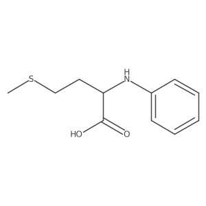(2R)-4-(methylsulfanyl)-2-(phenylamino)butanoic acid结构式