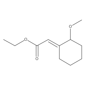 ethyl 2-[(1Z)-2-methoxycyclohexylidene]acetate结构式