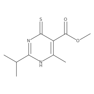 Methyl 2-isopropyl-4-mercapto-6-methylpyrimidine-5-carboxylate Structure