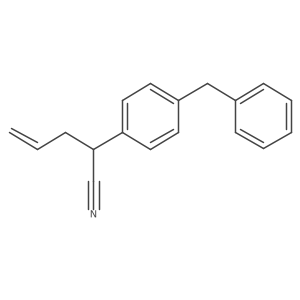 4-(Phenylmethyl)-I+/--2-propen-1-ylbenzeneacetonitrile Structure