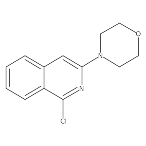 1-Chloro-3-morpholin-4-ylisoquinoline结构式