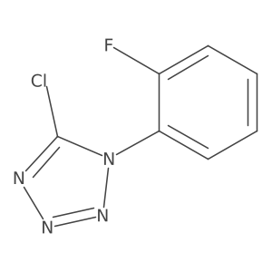5-Chloro-1-(2-Fluorophenyl)-1H-Tetrazole Structure