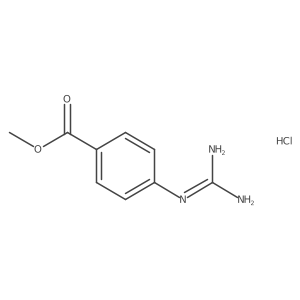 Methyl 4-carbamimidamidobenzoate hydrochloride Structure