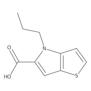 4-propyl-4H-thieno[3,2-b]pyrrole-5-carboxylic acid结构式