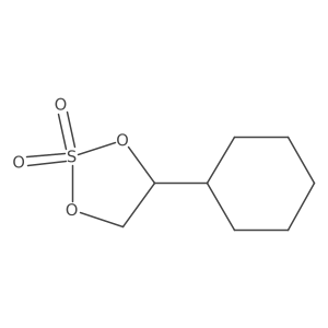 1,3,2-Dioxathiolane, 4-cyclohexyl-, 2,2-dioxide, (4R)-结构式