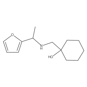 1-({[1-(Furan-2-yl)ethyl]amino}methyl)cyclohexan-1-ol Structure