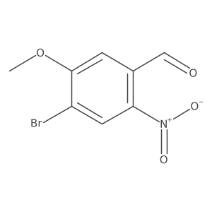 4-Bromo-5-methoxy-2-nitrobenzaldehyde结构式