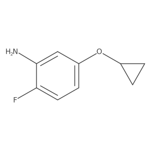 5-Cyclopropoxy-2-fluoroaniline Structure