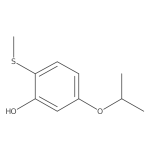 5-Isopropoxy-2-(methylthio)phenol Structure