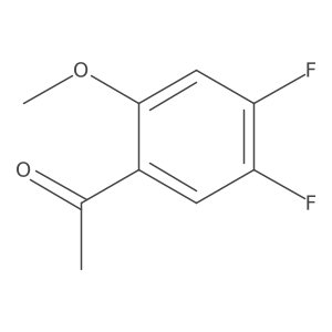 1-(4,5-Difluoro-2-methoxyphenyl)ethanone结构式