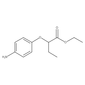 Ethyl 2-(4-aminophenoxy)butanoate Structure