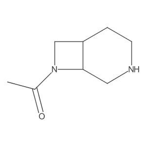 (1S,6R)-rel-8-Acetyl-3,8-diazabicyclo[4.2.0]octane Structure