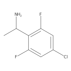 1-(4-Chloro-2,6-difluorophenyl)ethanamine Structure