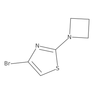 2-(Azetidin-1-yl)-4-bromothiazole Structure