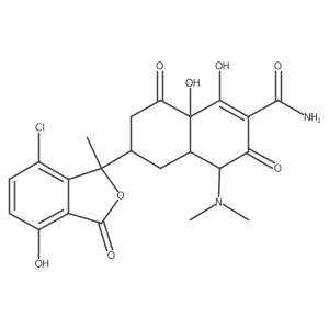 4-Epiisochlortetracycline结构式