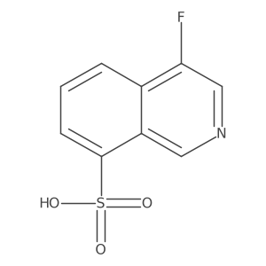 4-Fluoroisoquinoline-8-sulfonicacid Structure