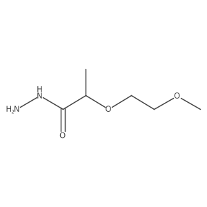 2-(2-Methoxyethoxy)propanehydrazide结构式