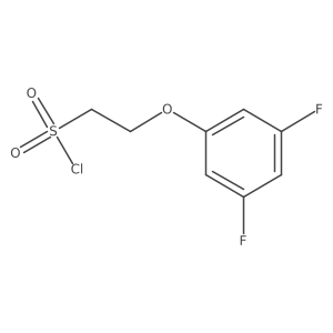 2-(3,5-Difluorophenoxy)ethane-1-sulfonyl chloride Structure
