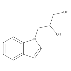 3-(1H-Indazol-1-yl)-1,2-propanediol结构式