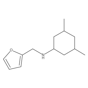 N-(furan-2-ylmethyl)-3,5-dimethylcyclohexan-1-amine结构式