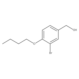 (3-Bromo-4-butoxyphenyl)methanol结构式