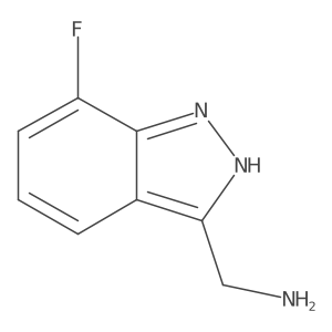 (7-fluoro-1H-indazol-3-yl)methanamine Structure