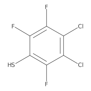 3,4-Dichlorotrifluorobenzenethiol结构式