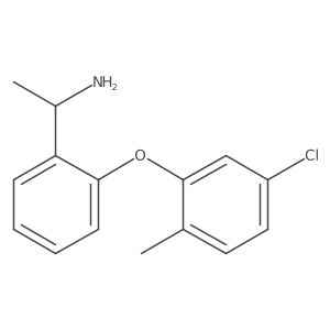 Benzenemethanamine, 2-(5-chloro-2-methylphenoxy)-I+/--methyl-, (I+/-R)-结构式